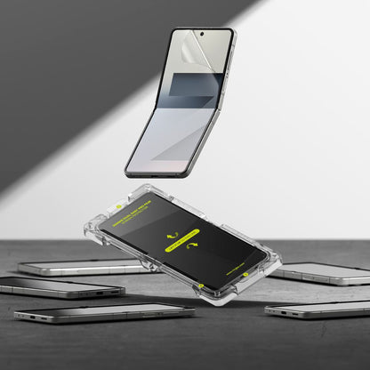 Ringke Dual Easy Pro Interior Screen Protector for Samsung Galaxy Z Flip7 F766, Plastic, Set of 2 Pieces