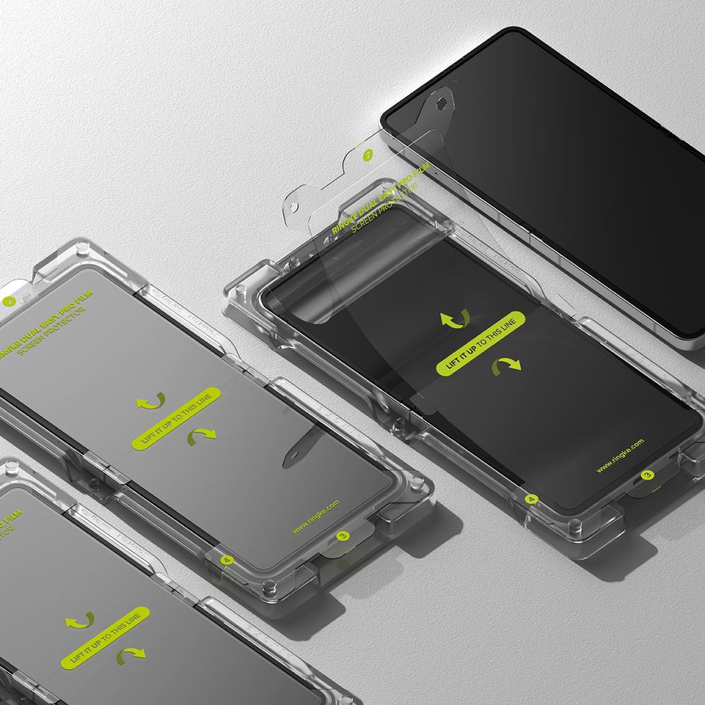 Ringke Dual Easy Pro Interior Screen Protector for Samsung Galaxy Z Flip7 F766, Plastic, Set of 2 Pieces