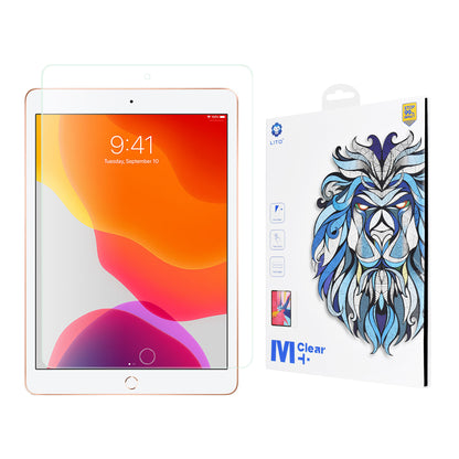 Lito Classic Screen Protector Film for Apple iPad 10.2 (2021) / 10.2 (2020) / 10.2 (2019), Tempered Glass, Full Glue, 2.5D
