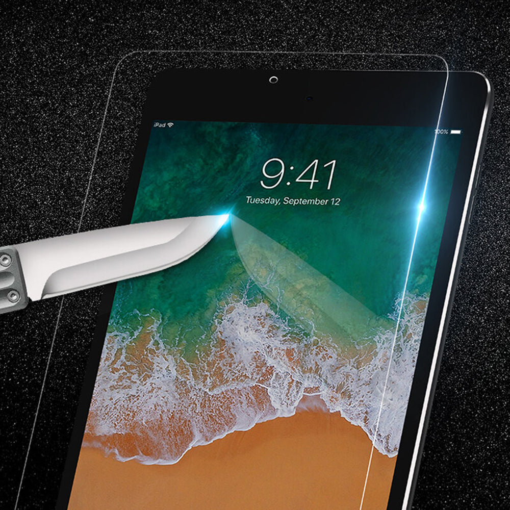 Lito Classic Screen Protector Film for Apple iPad 10.2 (2021) / 10.2 (2020) / 10.2 (2019), Tempered Glass, Full Glue, 2.5D