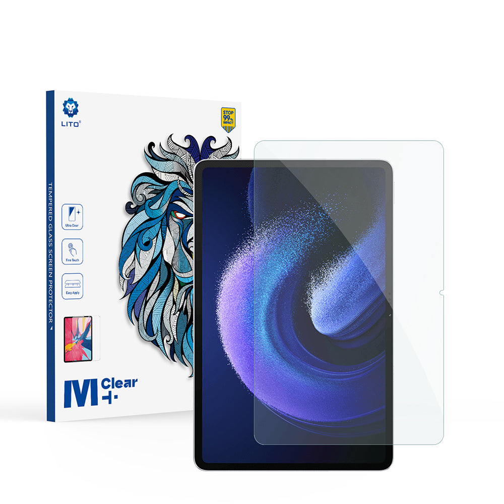 Lito Classic Screen Protector Film for Xiaomi Pad 6 / 6 Pro, Tempered Glass, Full Glue, 2.5D