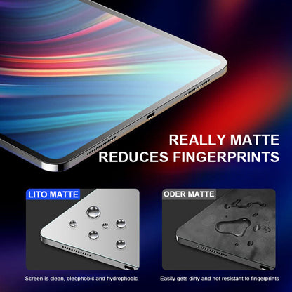 Matte Screen Protector Lito Classic for Apple iPad Pro 11 (2024), Tempered Glass, Full Glue, 2.5D