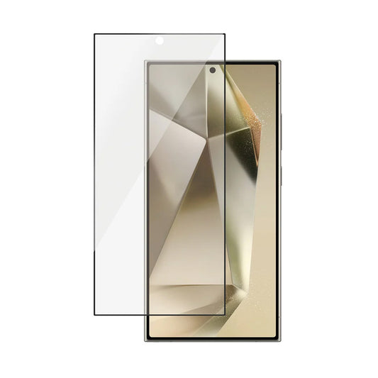 PanzerGlass Safe Screen Protector. Ultra-Wide Fit EasyAligner for Samsung Galaxy S24 Ultra S928, Tempered Glass, Full Glue, Black