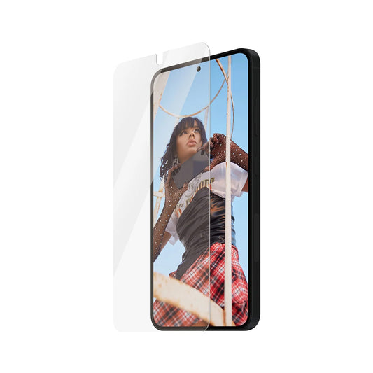 PanzerGlass Safe Screen Protector. Ultra-Wide Fit EasyAligner for Samsung Galaxy S25 S931 / S24 S921, Tempered Glass, Full Glue