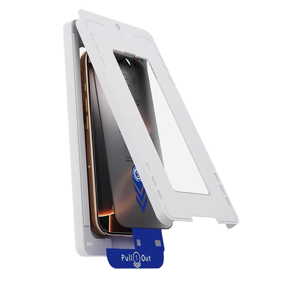 Anank 2X Reinforced Privacy Screen Protector for Apple iPhone 15 Pro Max, Tempered Glass, Full Glue, 2.5D