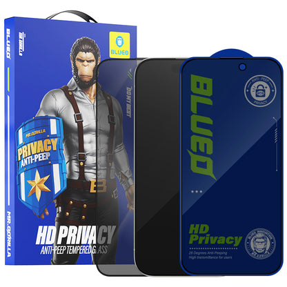 Blueo Anti-Peep Privacy Screen Protector for Apple iPhone 11 Pro / XS / X, Tempered Glass, Full Glue