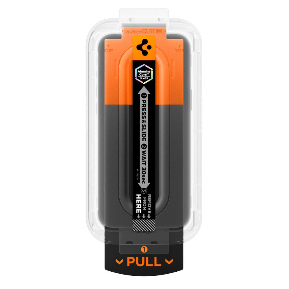 Spigen GlastR EZ FIT Pro Screen Protector for Apple iPhone 17 Pro Max / 16 Pro Max, Tempered Glass, Full Glue