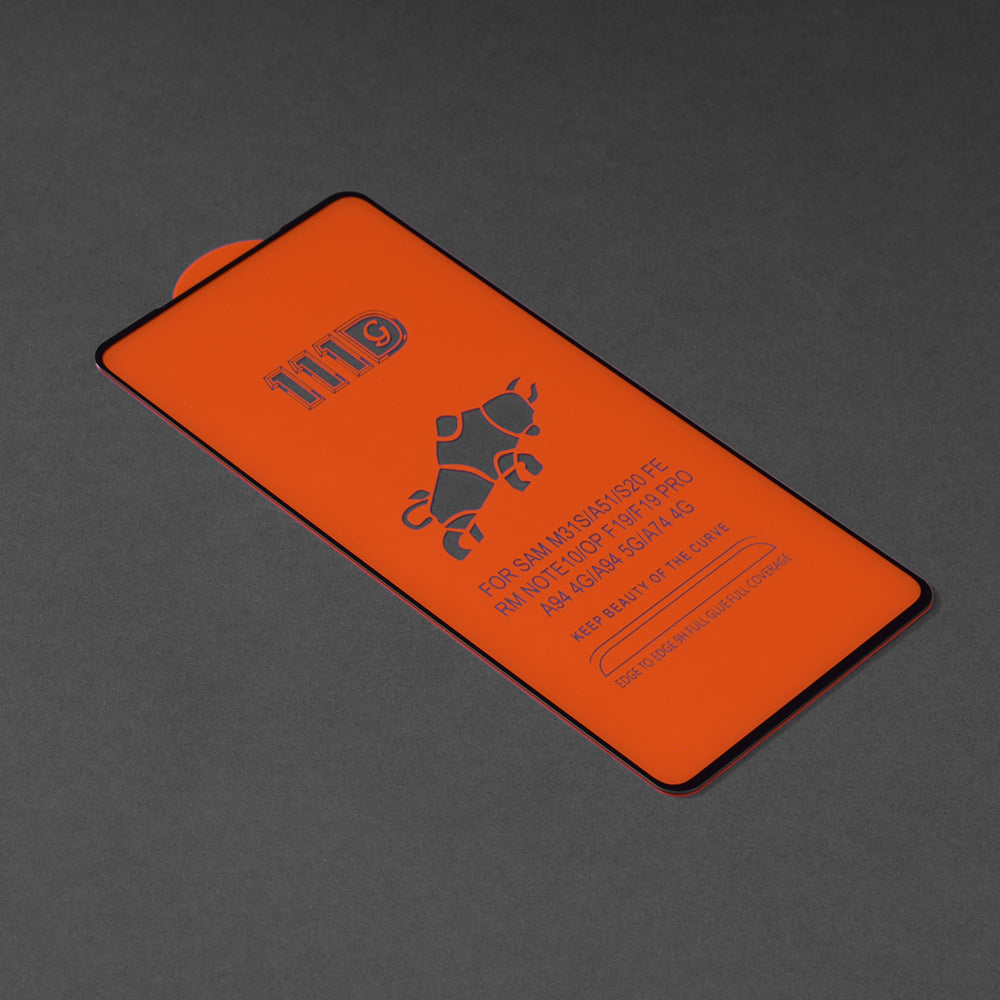 Techsuit Screen Protector Film for Xiaomi Poco M5s / Redmi Note 10S / Note 10, Tempered Glass, Full Glue, 111D, Black
