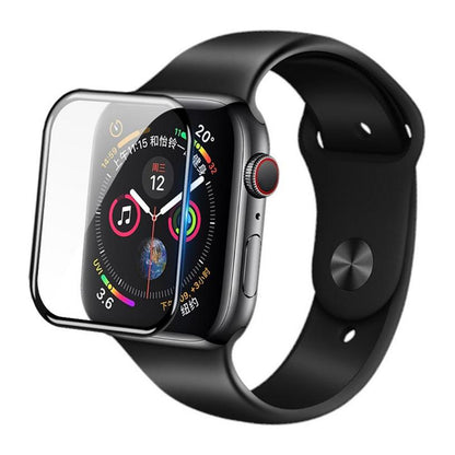 Blueo High Molecule Protective Film for Apple Watch 10 46mm Series, Tempered Glass, Black