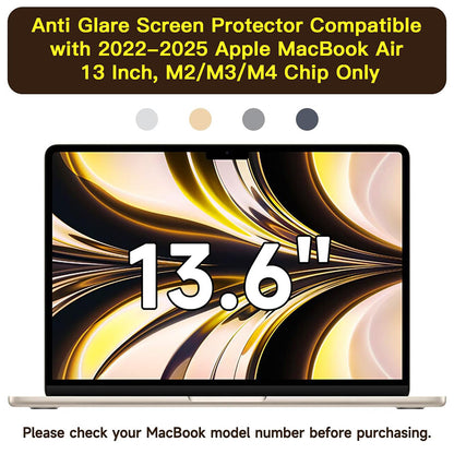 Matte Anti Blue Light Screen Protector Techsuit VisionProX for Apple MacBook Air M4 13inch (2025), Plastic