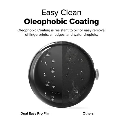 Ringke Dual Easy Pro Protection Film for Google Pixel Watch 4 45mm, Set of 2 pieces, Plastic