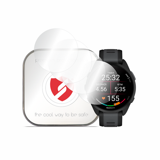 Smart Protection Premium Classic Screen Protector for Garmin Forerunner 165, Set of 4 pieces, Plastic