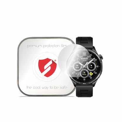 Smart Protection Premium Classic Protective Film for Honor Watch 6, Plastic, Set of 4 pieces