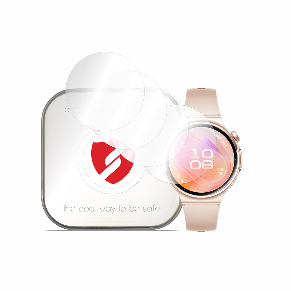 Smart Protection Premium Classic Screen Protector for Huawei Watch 6 42mm, Plastic, Set of 4