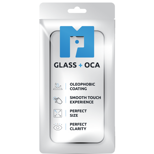 Screen Glass + OCA MP compatible with Apple Watch Series 4 / 5 / 6 / SE (2020 / SE (2022) 40mm, Black