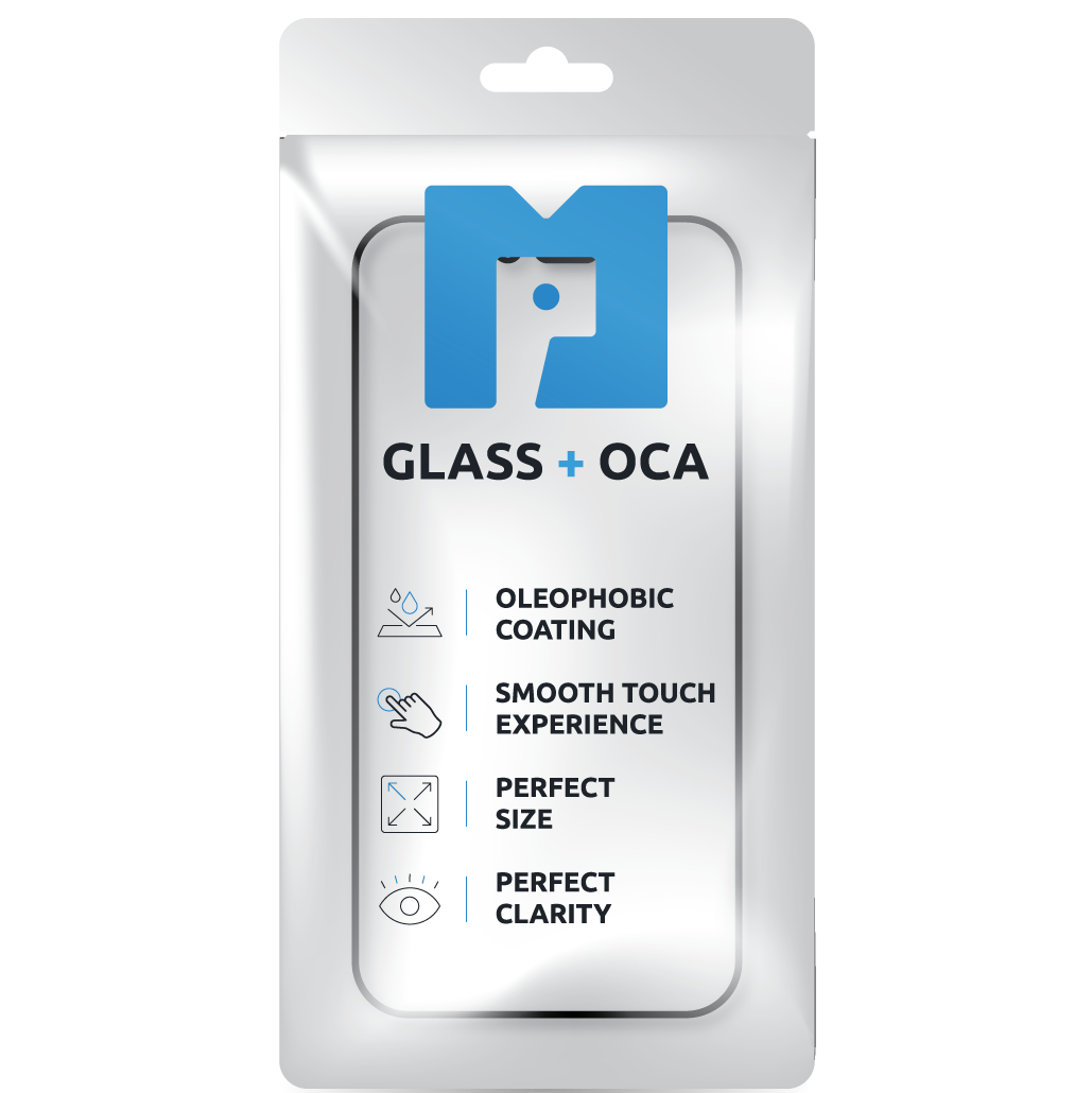 Screen Glass + OCA MP compatible with Samsung Galaxy S23 FE S711, Black