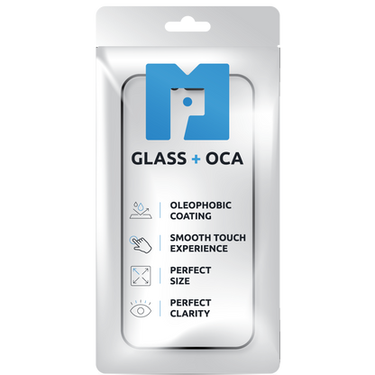 Screen Glass + OCA MP compatible with Samsung Galaxy S23 FE S711, Black