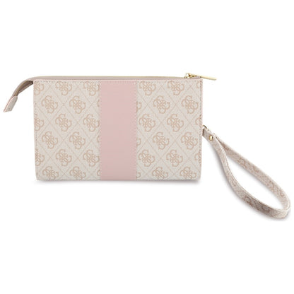 Universal Phone Bag, Guess, 4G Round Classic Logo Stripe, Pink