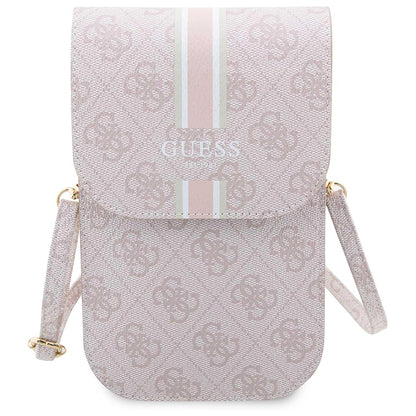 Universal Phone Bag, Guess, 4G Stripes, Pink