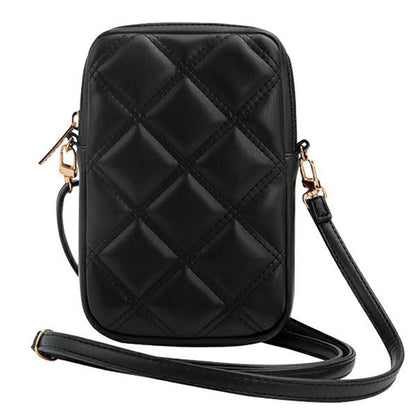 Universal Phone Bag, Guess, Quilted 4G, Black