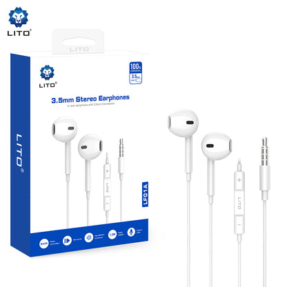 Handsfree 3.5m Lito LF01A, White