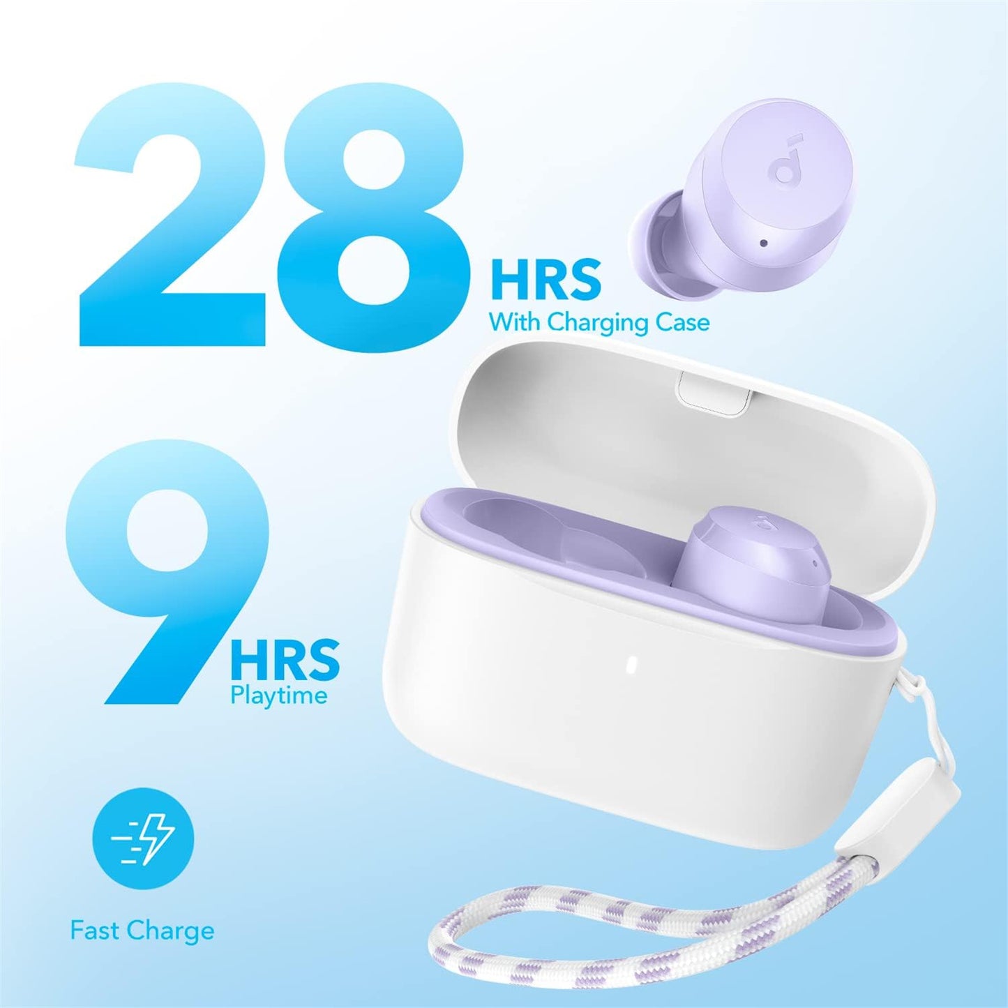 Handsfree Bluetooth Anker SoundCore A25i, TWS, Violet A3948GQ2