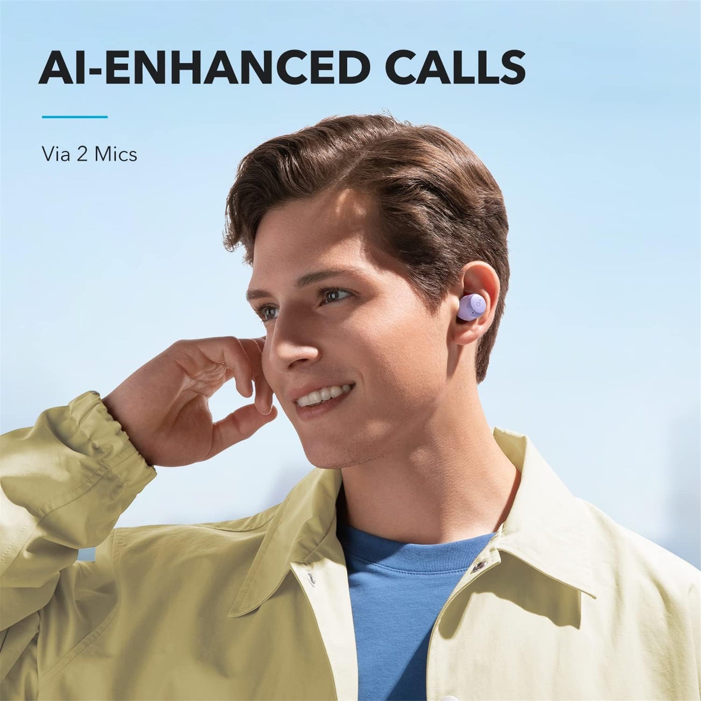 Handsfree Bluetooth Anker SoundCore A25i, TWS, Violet A3948GQ2