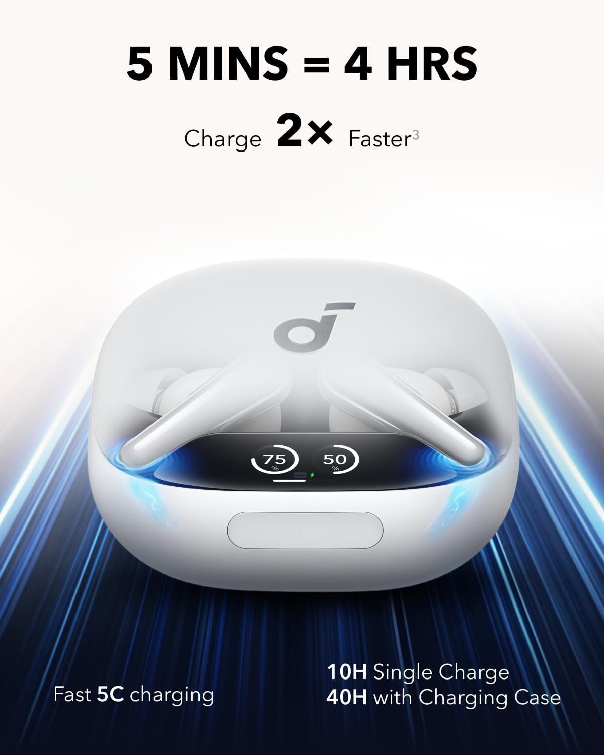 Handsfree Bluetooth Anker Soundcore Liberty 4 Pro, TWS, ANC, White A3954G21