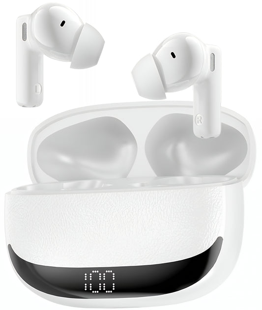 Bluetooth Handsfree BWOO BW40, TWS, ANC, White