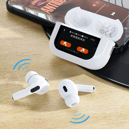 Bluetooth Handsfree Dudao U19 Display, TWS, White
