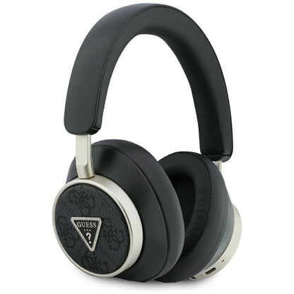 Handsfree Bluetooth Guess 4G Gold Triangle Logo, A2DP, Black