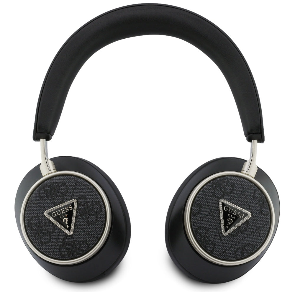 Handsfree Bluetooth Guess 4G Gold Triangle Logo, A2DP, Black