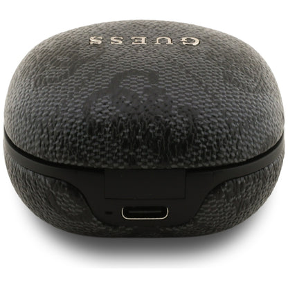 Handsfree Bluetooth Guess 4G Classic Metal Logo, TWS, Black