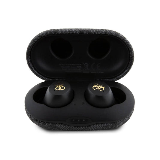 Handsfree Bluetooth Guess 4G Metal, TWS, Black
