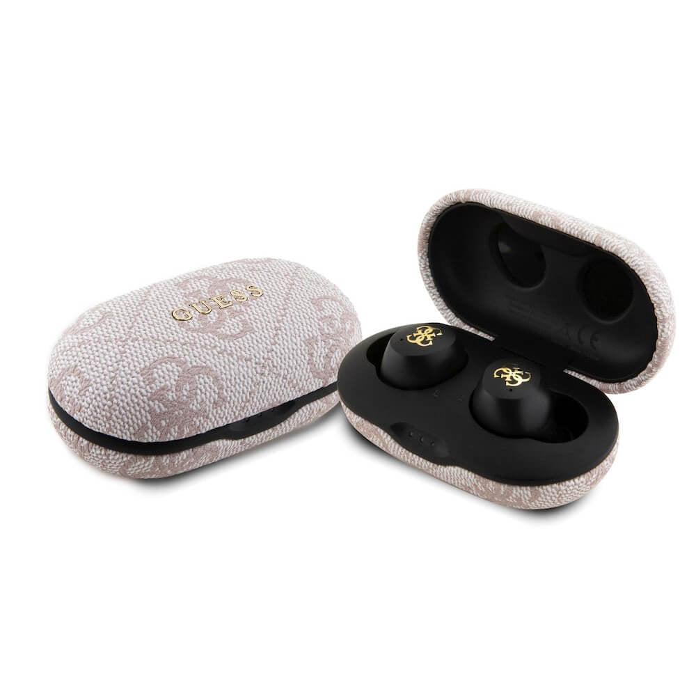 Handsfree Bluetooth Guess 4G Metal, TWS, Pink