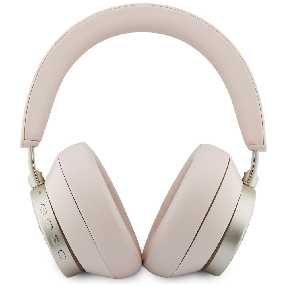 Handsfree Bluetooth Guess 4G Gold Triangle Logo, A2DP, Pink