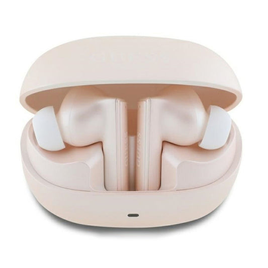 Handsfree Bluetooth Guess Capsule Printed Logo, TWS, ANC, Pink