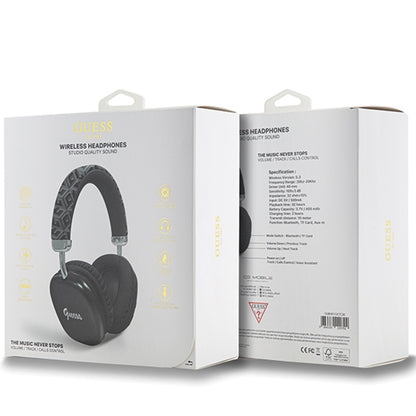 Handsfree Bluetooth Guess GCube Metallic Script Logo, A2DP, Black
