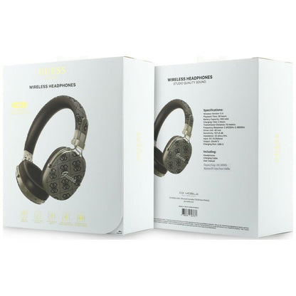 Handsfree Bluetooth Guess Metal 4G Script Logo, A2DP, Brown