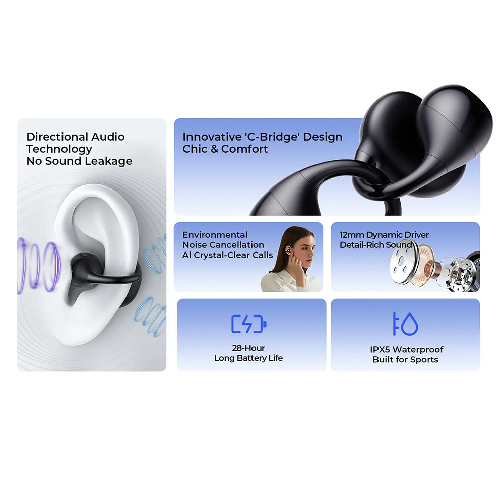 HAVIT OWS916 Lite Bluetooth Handsfree, TWS, Black