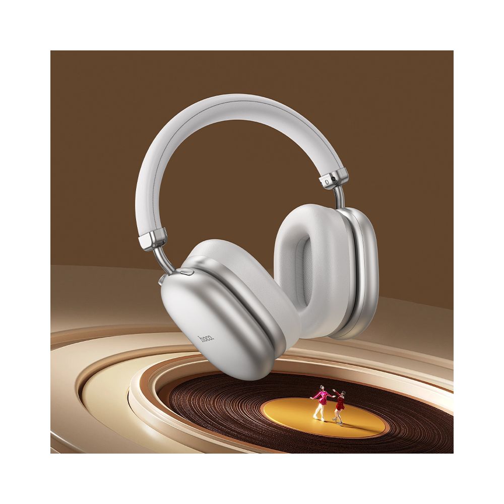 Bluetooth Handsfree HOCO W35 Max, A2DP, ANC, Silver
