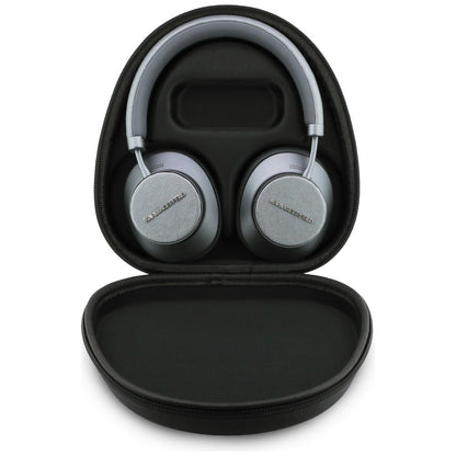 Karl Lagerfeld Saffiano Elongated Bluetooth Handsfree, A2DP, ANC, Grey