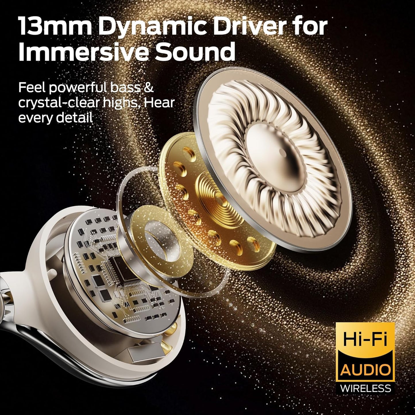 Handsfree Bluetooth Monster AC225, TWS, Light Cream