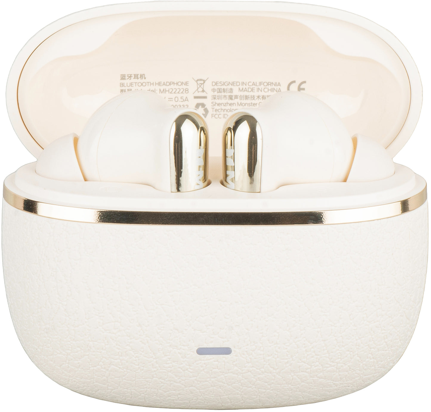 Bluetooth Handsfree Monster Clarity 200, TWS, ANC, Light Cream