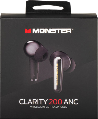 Bluetooth Handsfree Monster Clarity 200, TWS, ANC, Light Cream