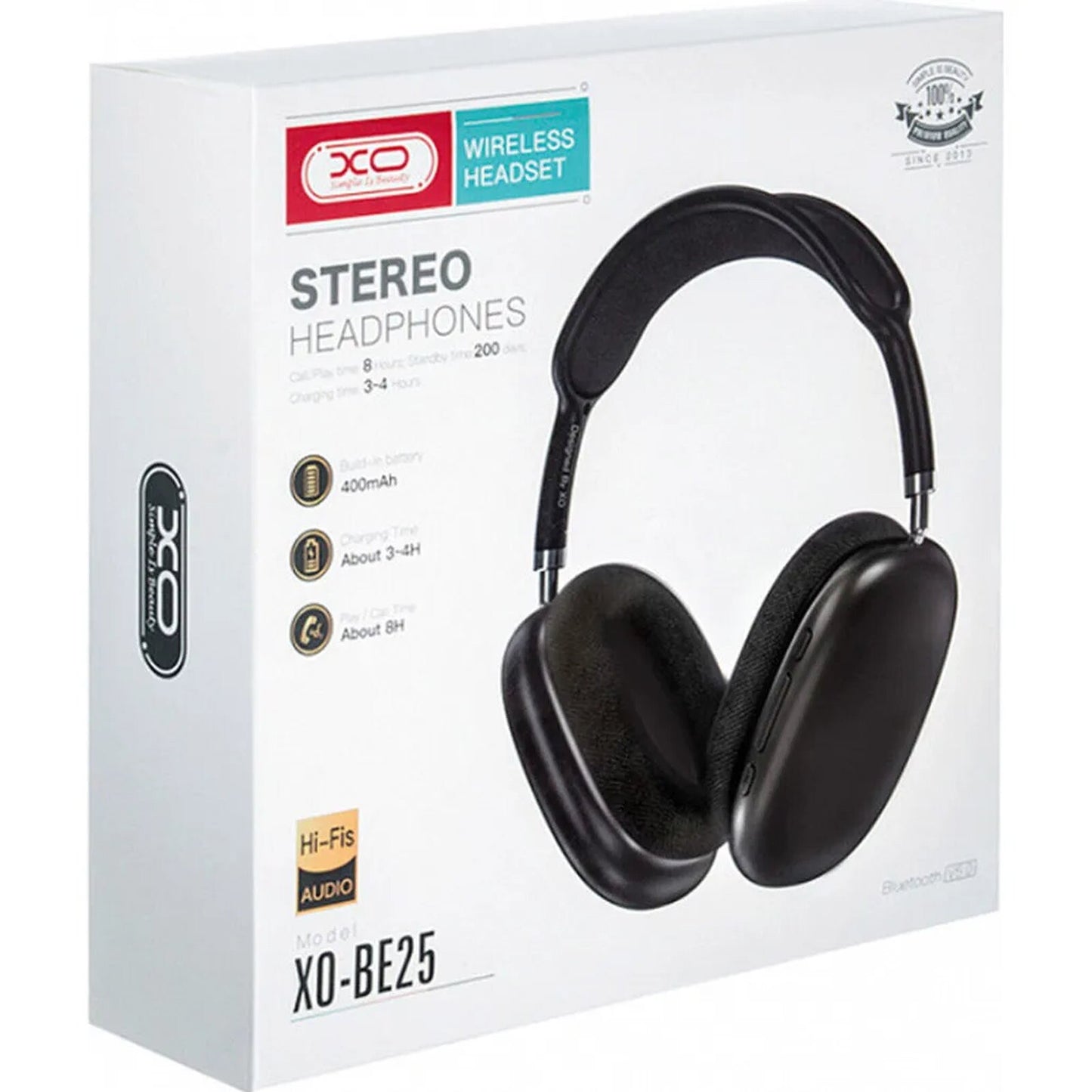 Handsfree Bluetooth XO Design BE25, A2DP, Black