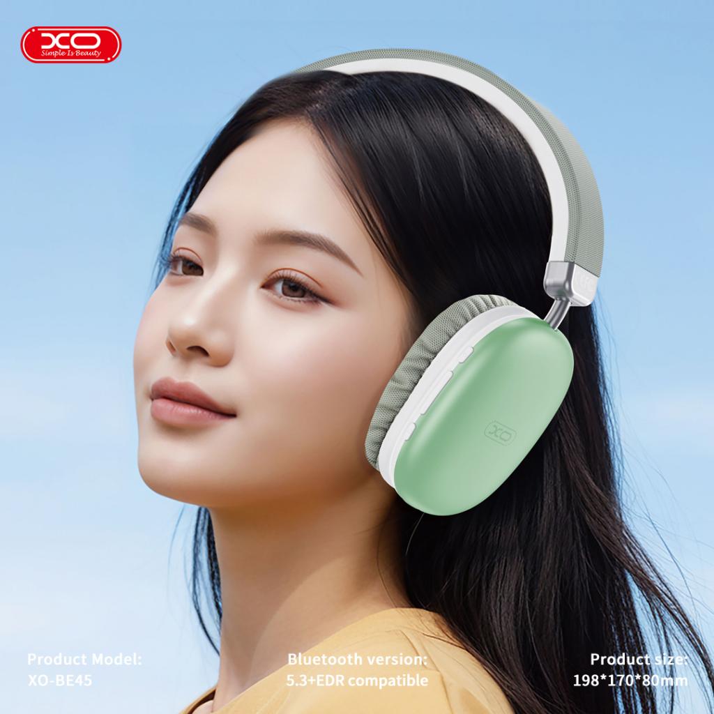 Handsfree Bluetooth XO Design BE45, A2DP, Green