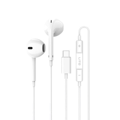 Handsfree USB-C Lito LF01T, White