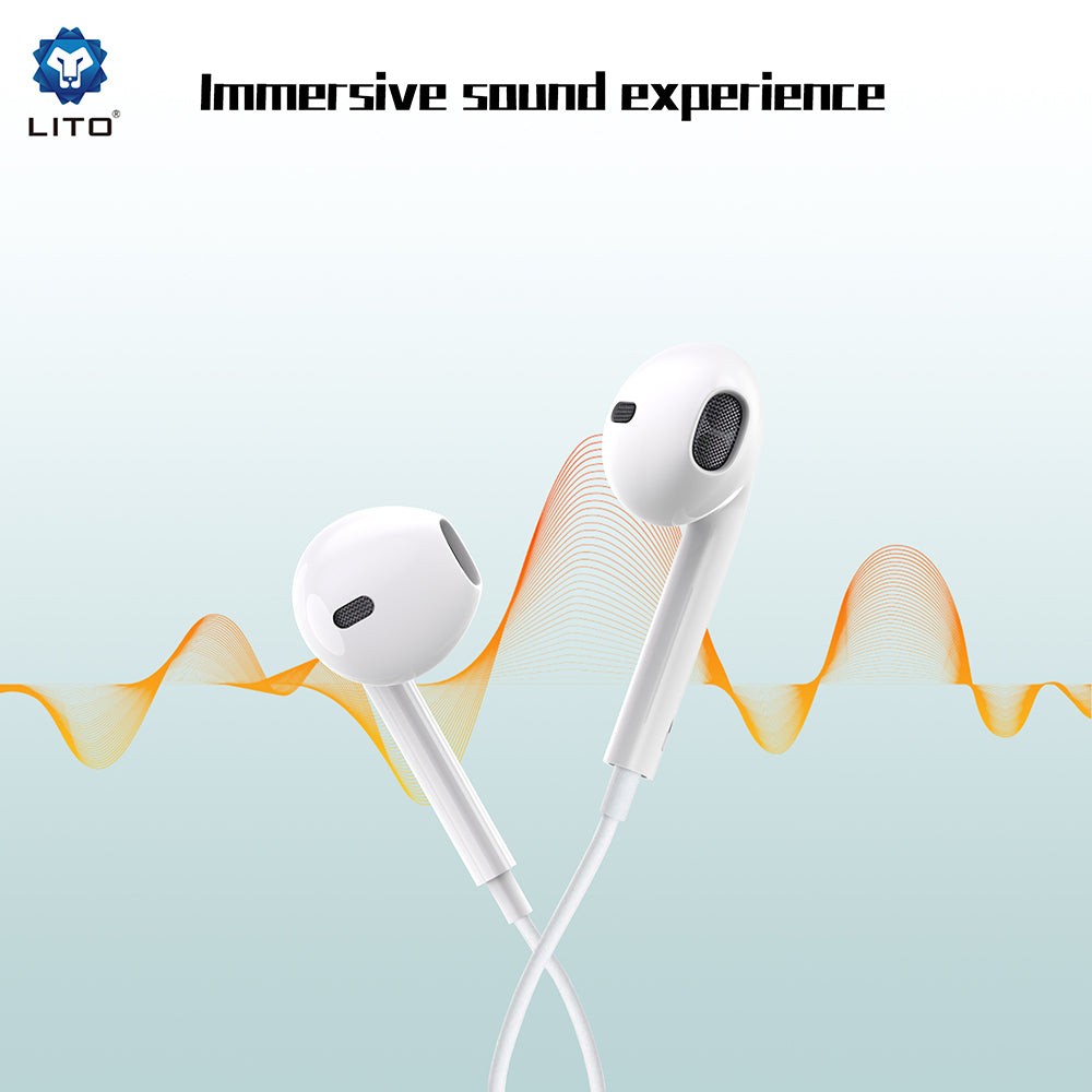 Handsfree USB-C Lito LF01T, White