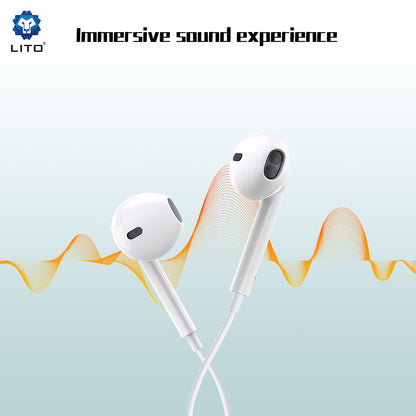 Handsfree USB-C Lito LF01T, White